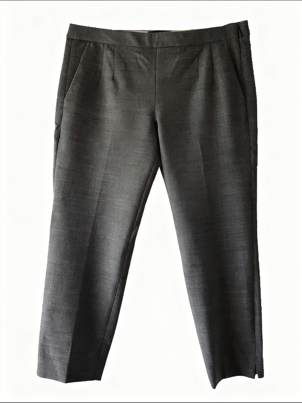 J. Crew Cropped Ankle Dress Pants in Dark Gray